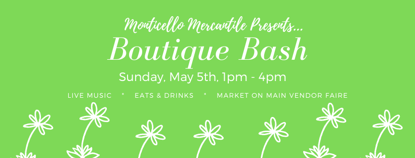 Upcoming Events Monticello Mercantile